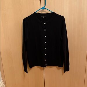 Quince Black Women's Cardigan Medium